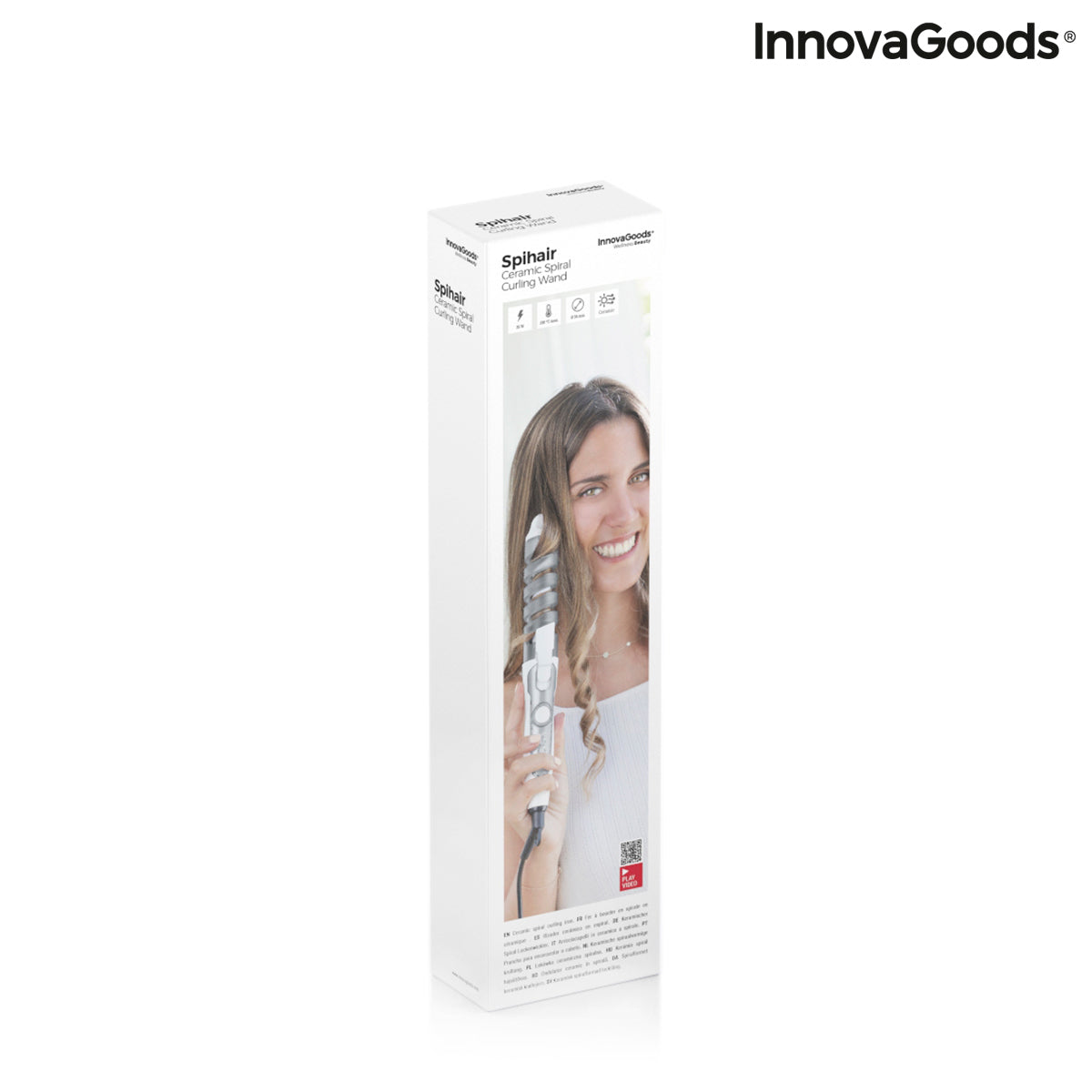 Ceramic Spiral Curling Iron Spihair InnovaGoods - Timeless Beauty