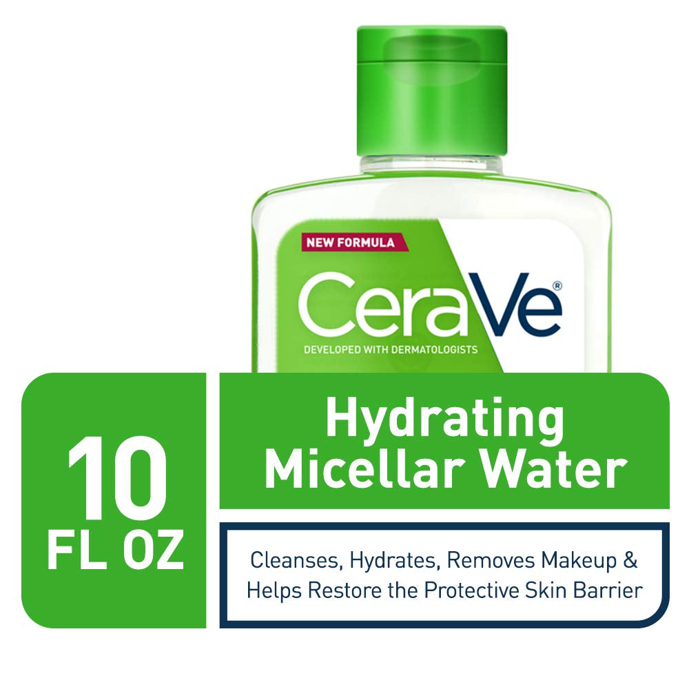 Micellar Water | New &amp; Improved Formula | Hydrating Facial Cleanser &amp; Eye Makeup Remover | Fragrance Free &amp; Non-Irritating | 10 Fl. Oz - Timeless Beauty