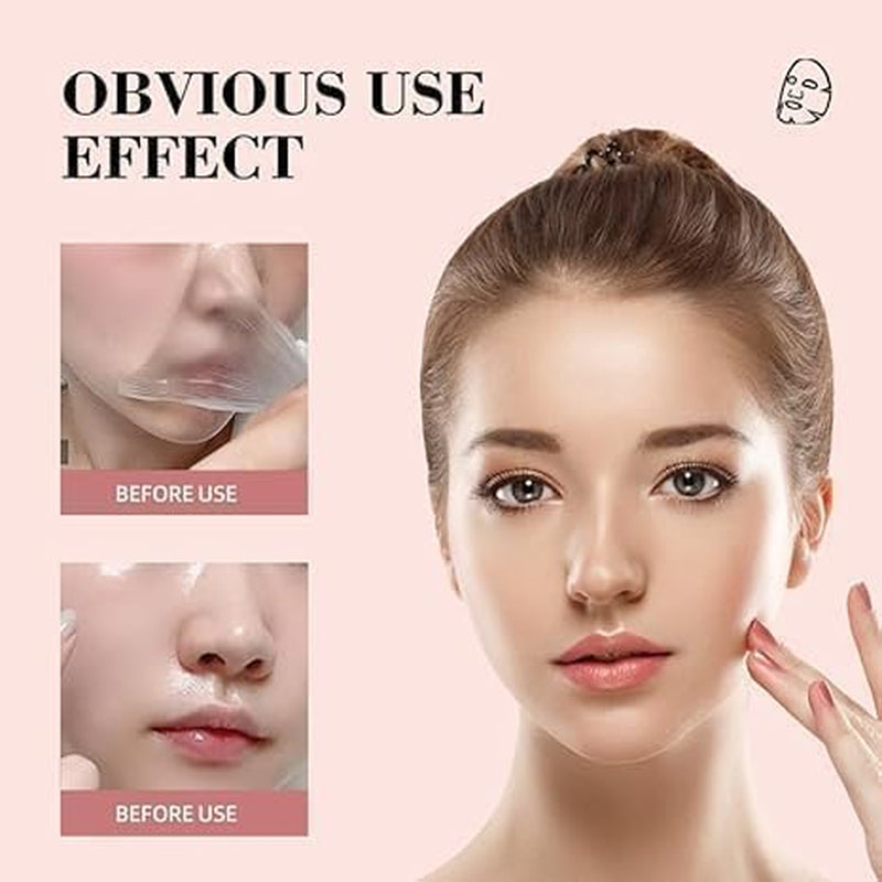 Collagen Night Wrap Mask, Hydrolyzed Collagen Anti-Wrinkle Lifting Mask, Reduces Fine Lines and Dullness, Makes Skin Smooth and Firm - Timeless Beauty