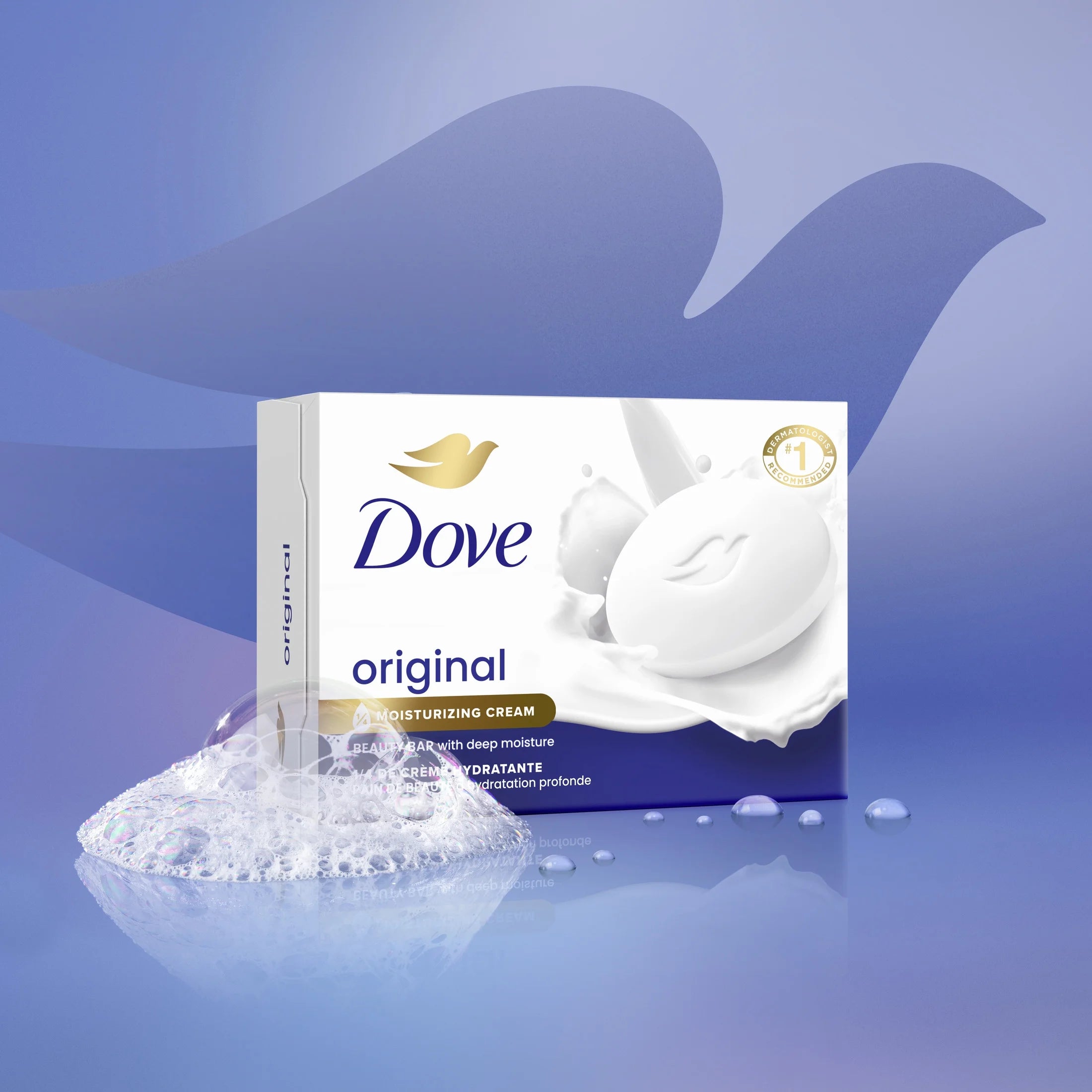 (2 Pack) Beauty Bar Soap for Women Original with 1/4 Moisturizing Cream All Skin, 2.6 Oz - Timeless Beauty