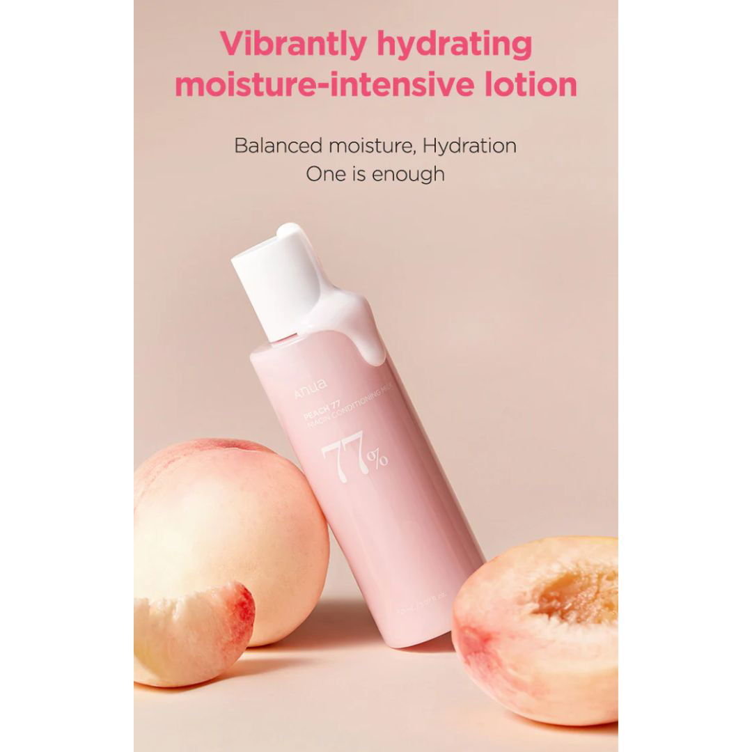 ANUA Peach 77 Niacin Conditioning Milk Silver Abderus