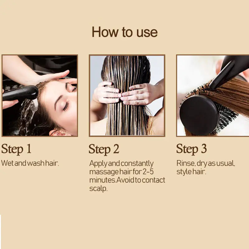 Sleek Anti-Frizz Hair Treatment Mask - Timeless Beauty