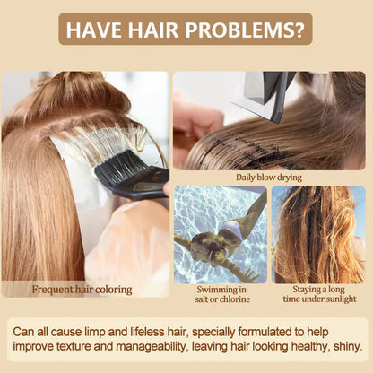 Sleek Anti-Frizz Hair Treatment Mask - Timeless Beauty
