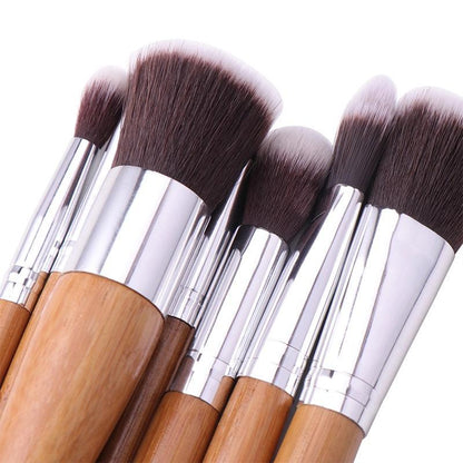 Lucky Beauty Bamboo Brush Set of 11 pcs - Timeless Beauty