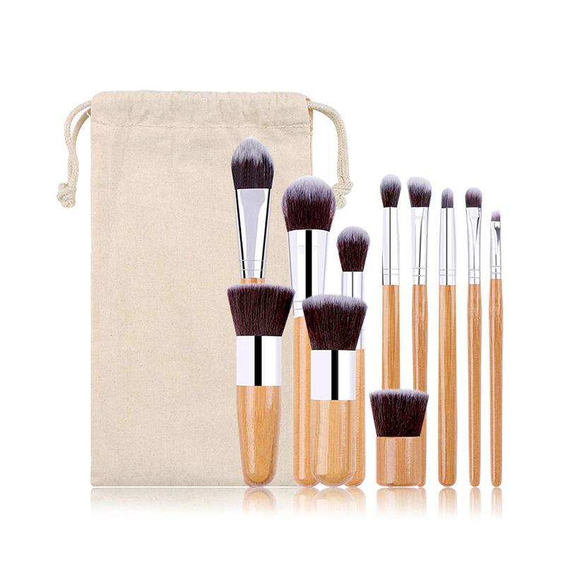 Lucky Beauty Bamboo Brush Set of 11 pcs - Timeless Beauty