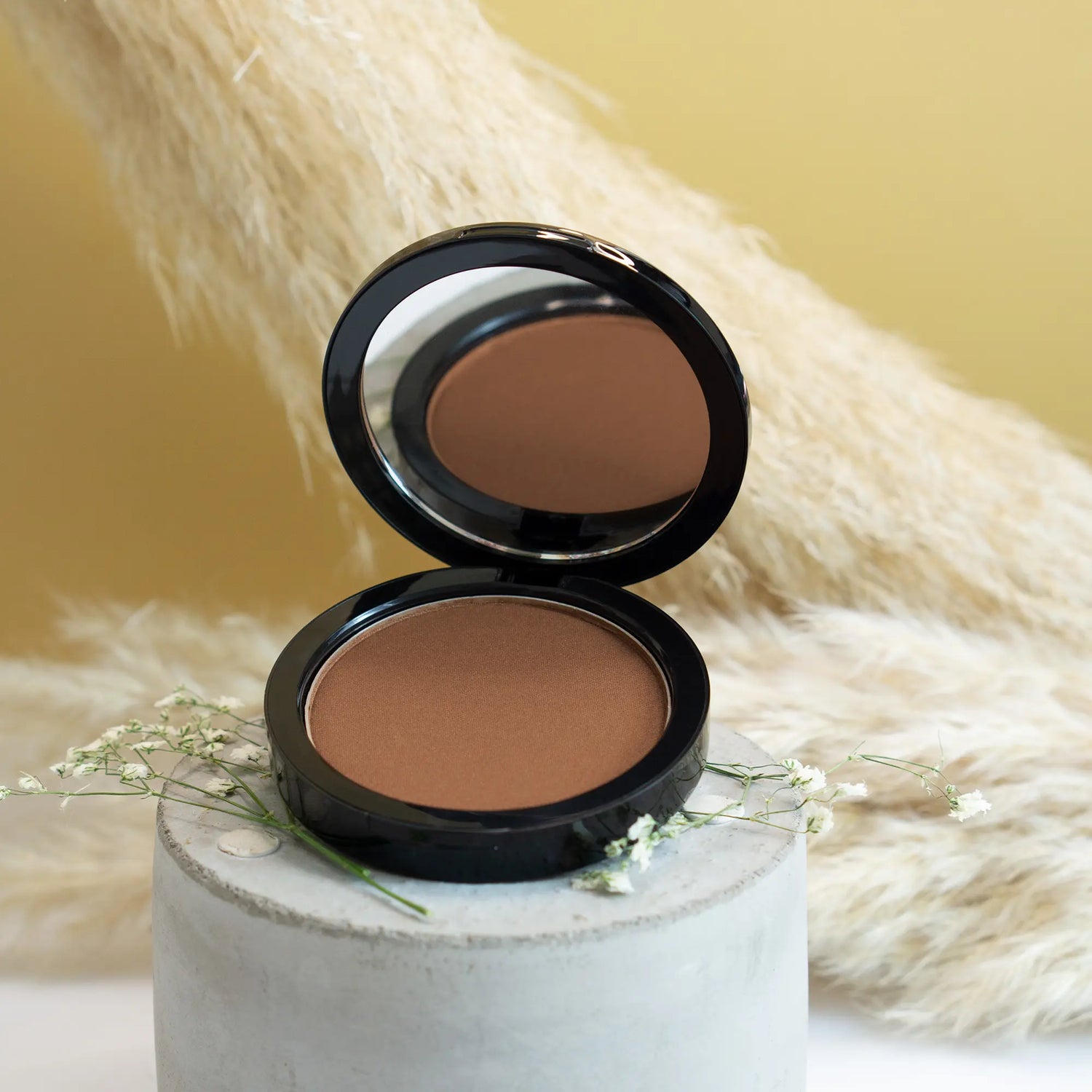 🍯 GoldenSweep - Bronzer in Caramel| Matte Finish, Buildable Glow | Vegan &amp; Talc-Free Formula - Timeless Beauty