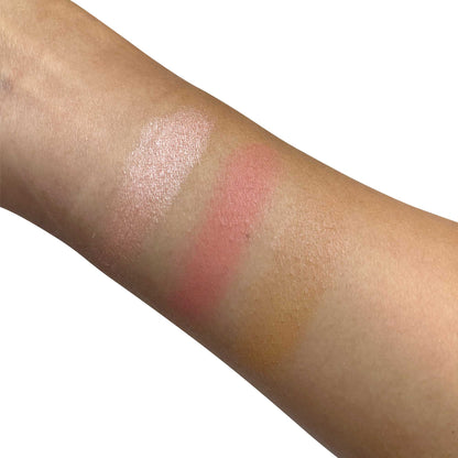 🌸 Pro Cheek Palette – Blushy: Rosy Radiance, Sculpted Glow ✨ - Timeless Beauty