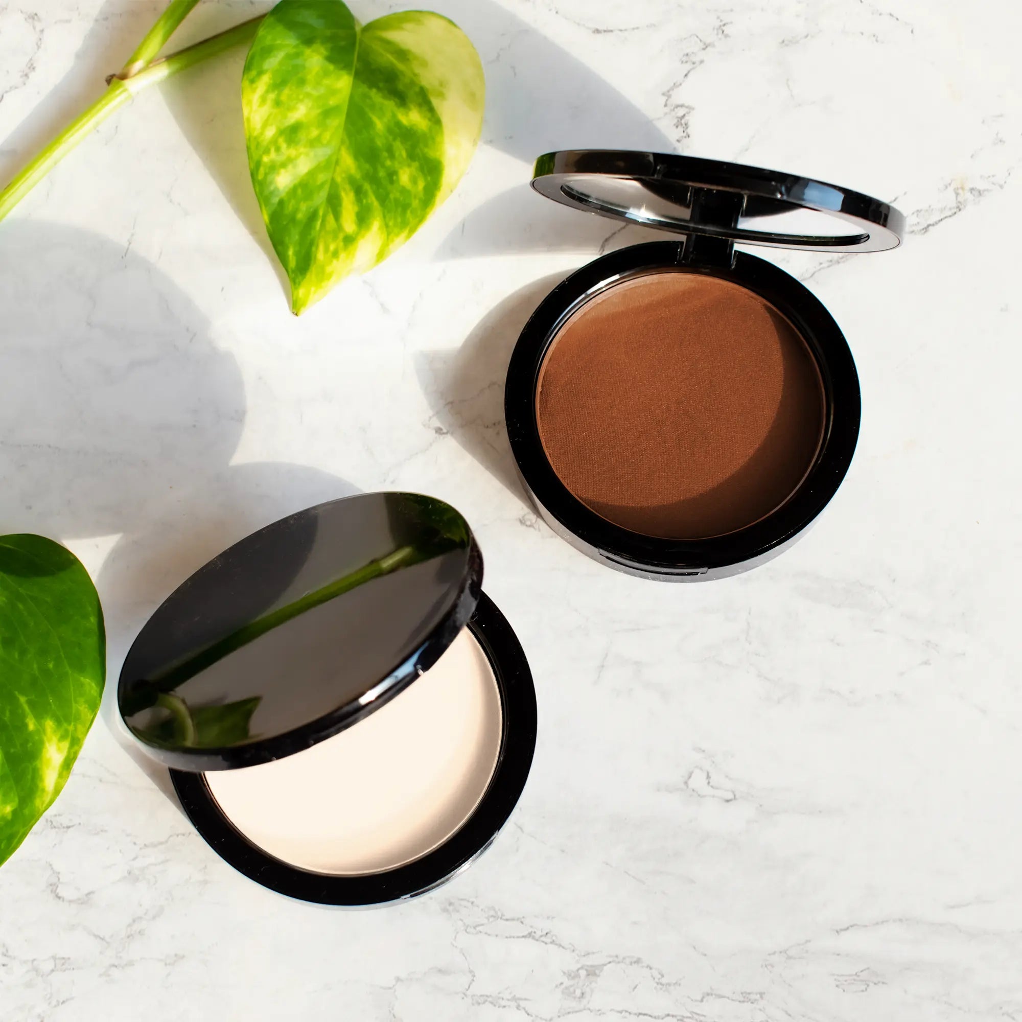 🌾 Dual Blend Powder Foundation – Ecru: Soft Matte, Bare Elegance ✨ - Timeless Beauty