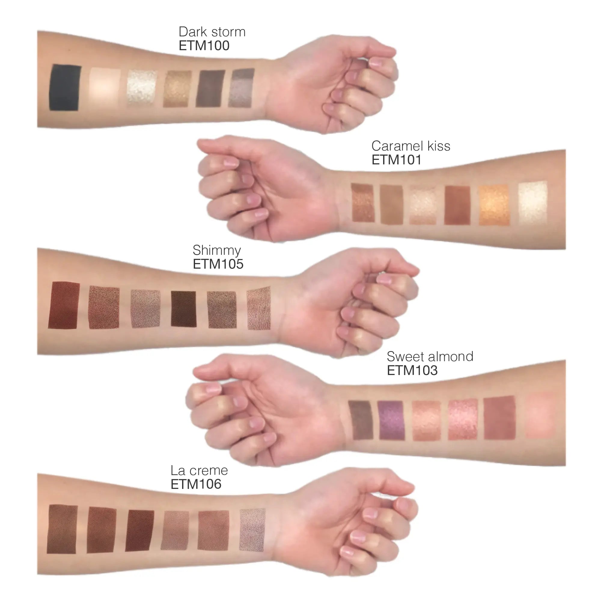 🌪️ Eyeshadow Palette – Dark Storm: Smoky Drama, Velvet Depth ✨ - Timeless Beauty