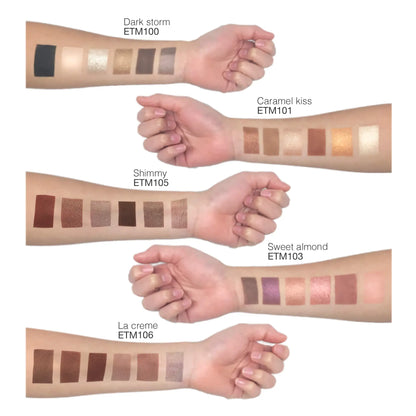 🌪️ Eyeshadow Palette – Dark Storm: Smoky Drama, Velvet Depth ✨ - Timeless Beauty