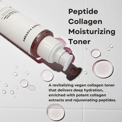 Beauty Factory Peptide Collagen Moisturizing Toner Harlequin Chestnut