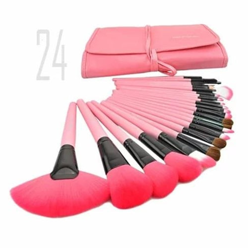 24 Piece High Quality Makeup Brush Set - Timeless Beauty