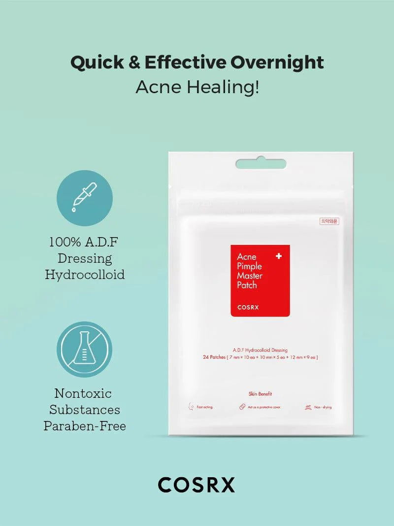 COSRX Acne Pimple Master Patch – 24 Patches Silver Abderus