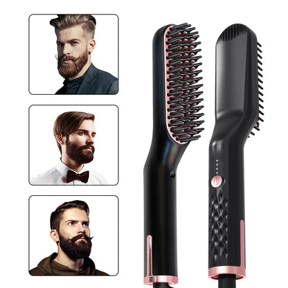 Sleek Style Brush &amp; Beard Comb Kit - Timeless Beauty