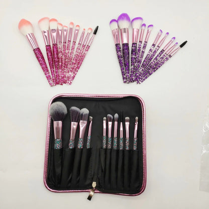 Chic 10-Piece Beauty Brush Kit - Timeless Beauty
