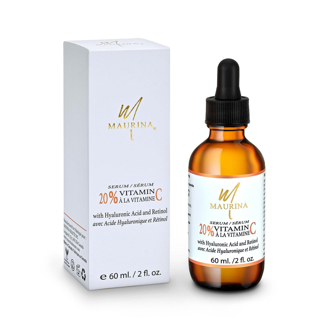 Face Serum - 20% Vitamin C Serum With Hyaluronic Acid And Retinol - Timeless Beauty