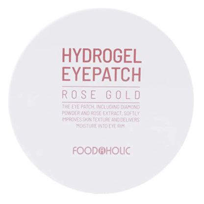 Foodaholic Hydrogel Eye Patch Rose Gold Harlequin Chestnut