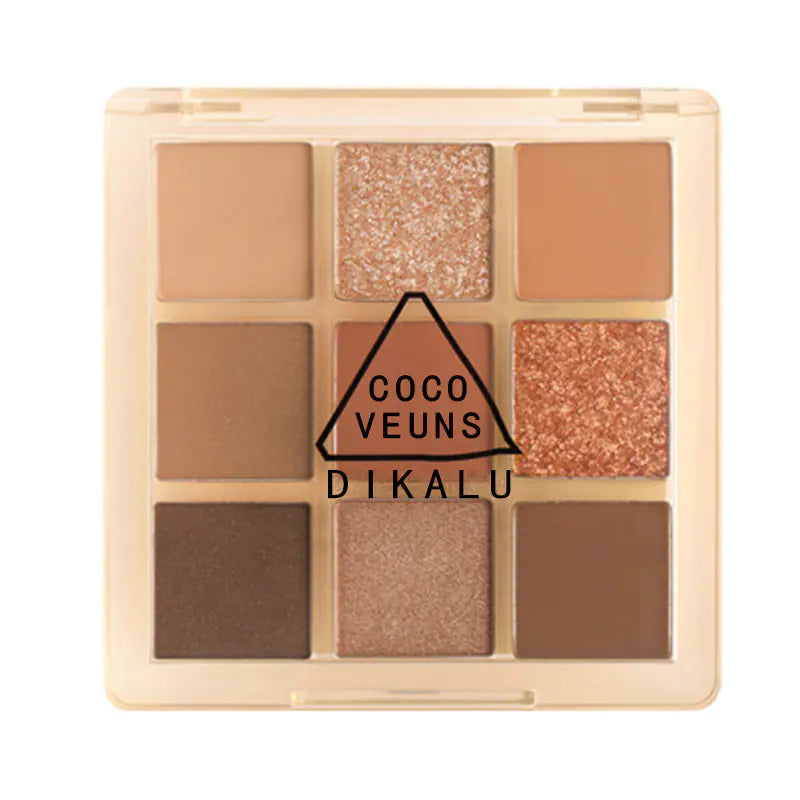 DIKALU Evening Glow 9-Color Eyeshadow Set - Timeless Beauty