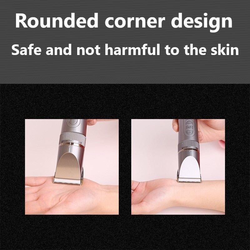 Professional Hair Clipper For Men Beard Trimmer Machine Maroon Asteria