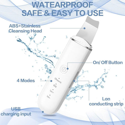 New Ultrasonic Ion Face Cleansing Skin Scrubber Peeling Shovel EMS - Timeless Beauty