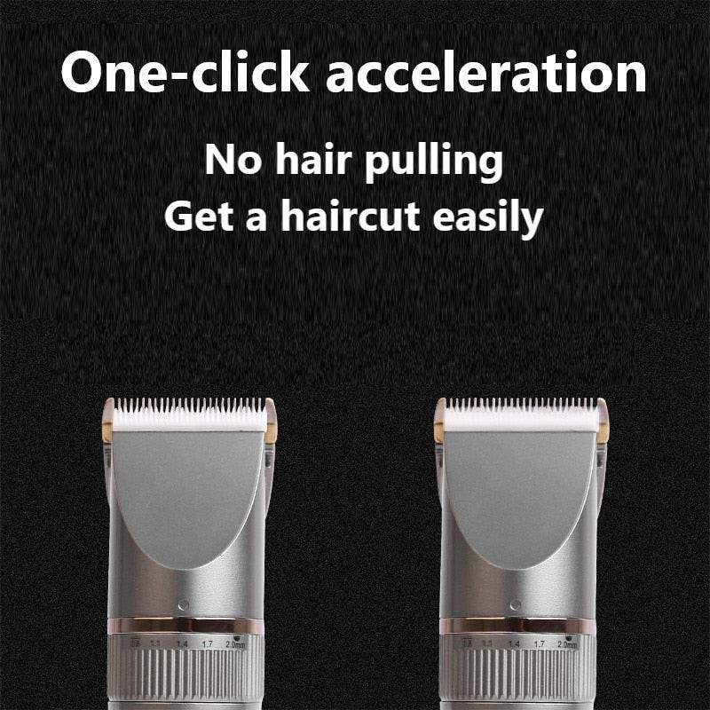 Professional Hair Clipper For Men Beard Trimmer Machine Maroon Asteria