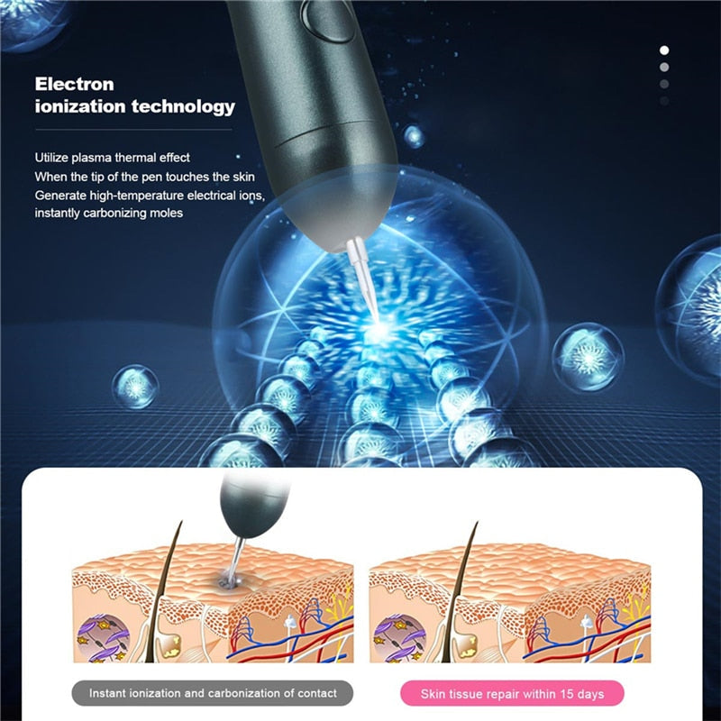 LCD Plasma Pen Freckle Remover 9 Gears Dark Spot Remover Mole Spot - Timeless Beauty