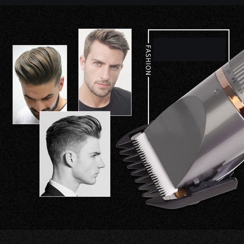 Professional Hair Clipper For Men Beard Trimmer Machine Maroon Asteria