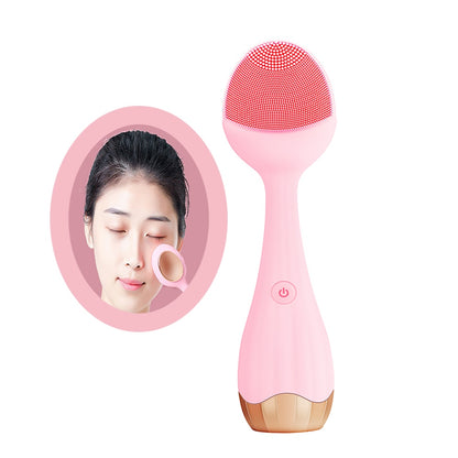 Facial Cleansing Brush Electric Sonic Face Brush For Makeup Maroon Asteria
