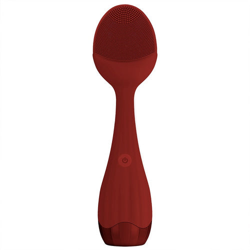 Facial Cleansing Brush Electric Sonic Face Brush For Makeup Maroon Asteria