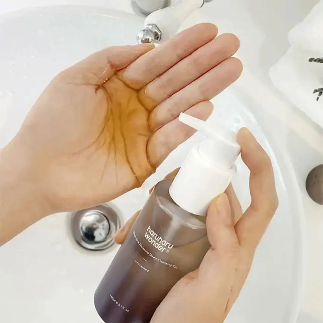 (3 Units) Haruharu Wonder Black Rice Deep Cleansing Oil Harlequin Chestnut
