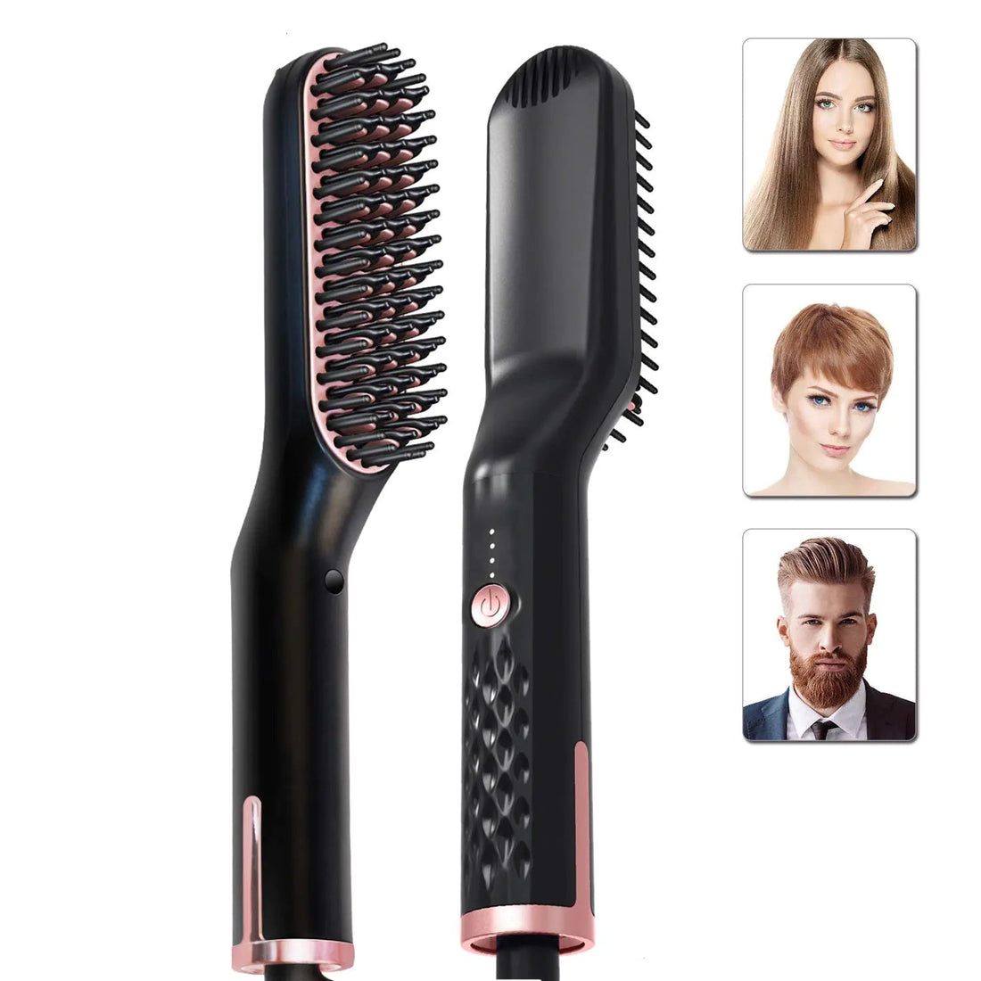 Sleek Style Brush &amp; Beard Comb Kit - Timeless Beauty