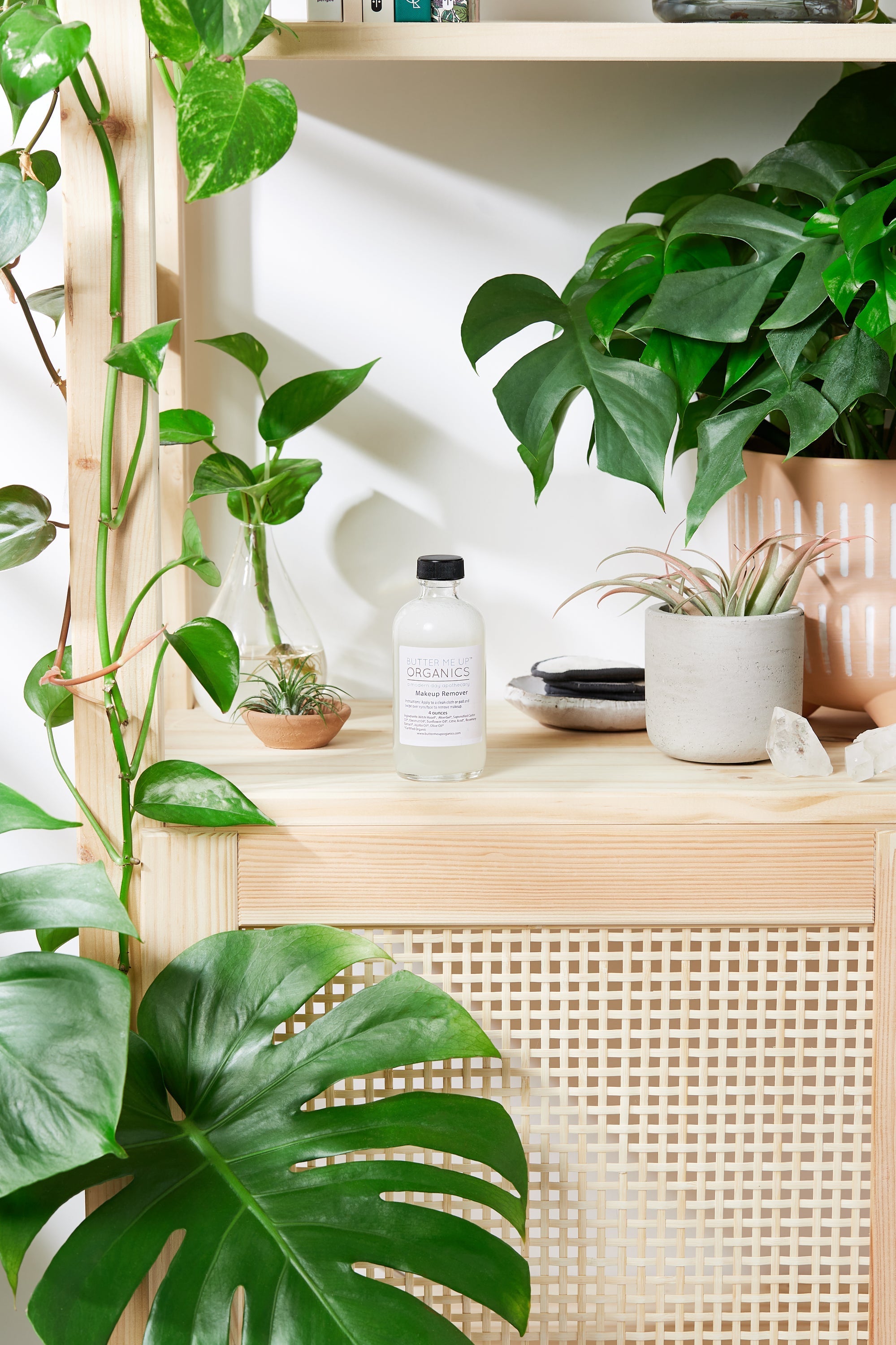 Organic Makeup Remover / Toxin Free / Gentle / Sensitive Skin / - Timeless Beauty