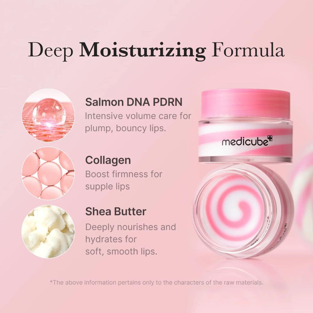 Medicube PDRN Lip Sleeping Mask Silver Abderus