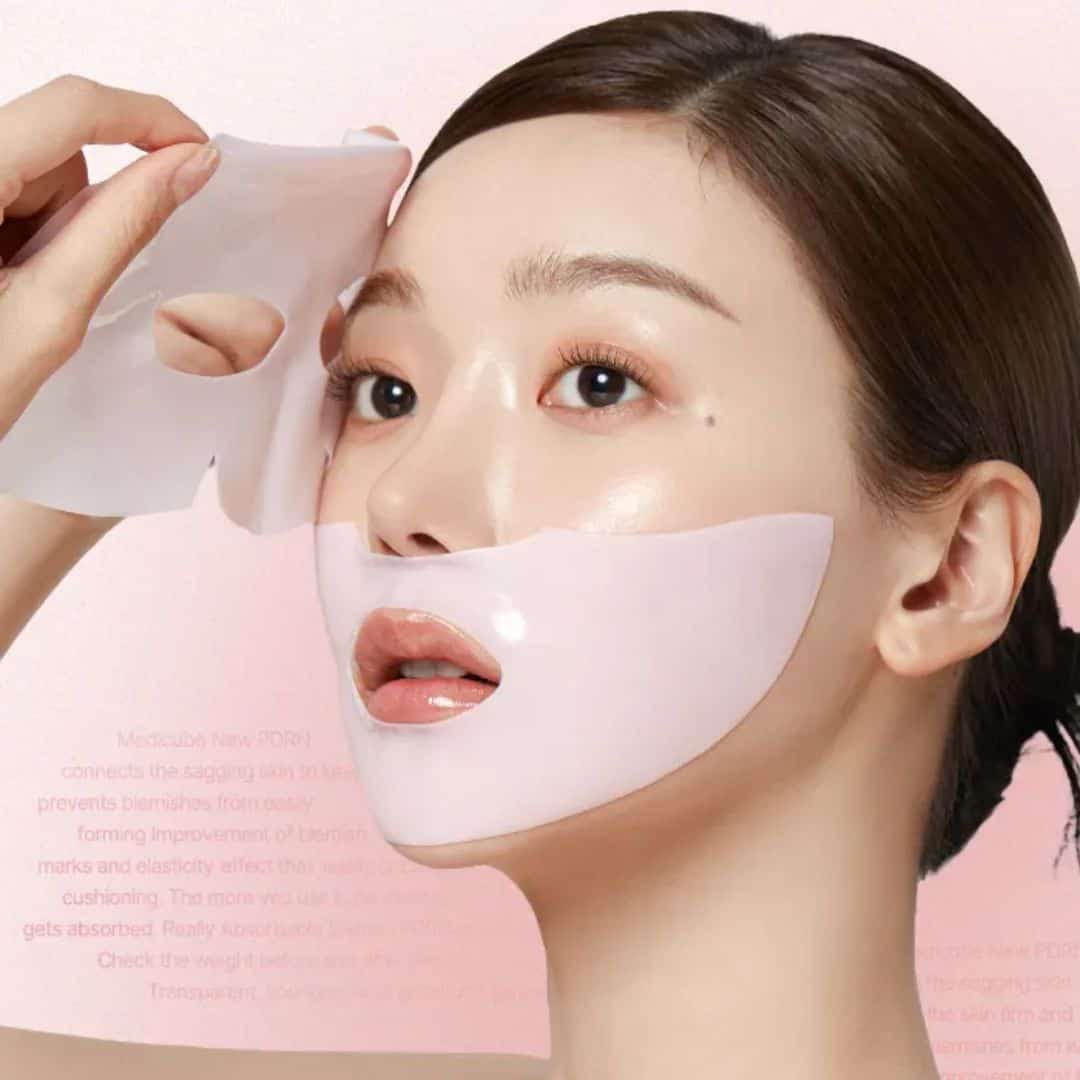 Medicube PDRN Pink Collagen Gel Mask 1 ea Harlequin Chestnut