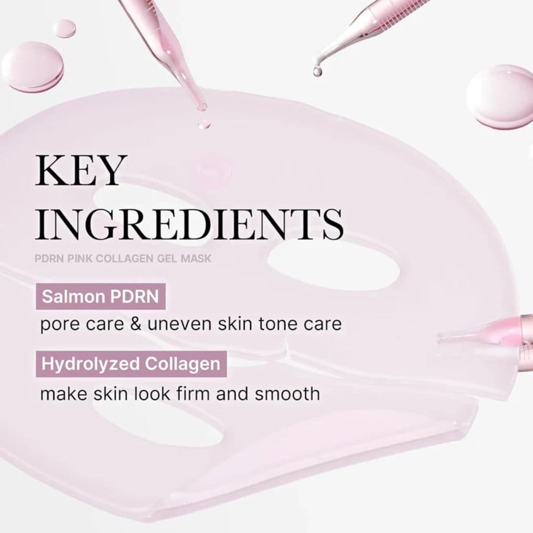 Medicube PDRN Pink Collagen Gel Mask 1 ea Harlequin Chestnut