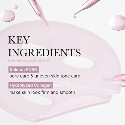 Medicube PDRN Pink Collagen Gel Mask 1 ea Harlequin Chestnut