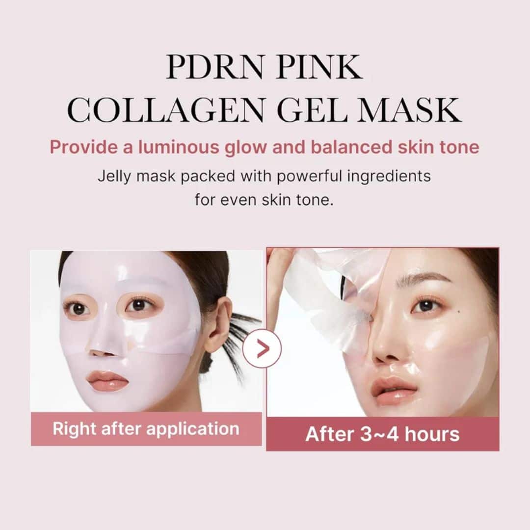 Medicube PDRN Pink Collagen Gel Mask 1 ea Harlequin Chestnut