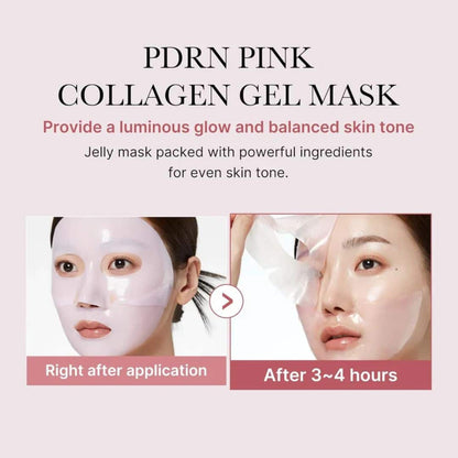 Medicube PDRN Pink Collagen Gel Mask 1 ea Harlequin Chestnut
