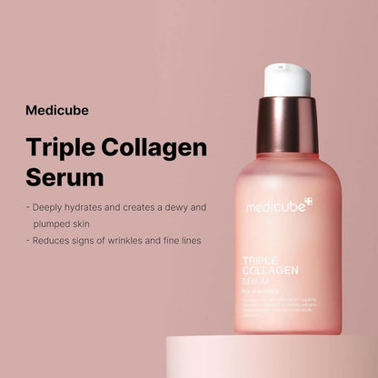 (3 Units) Medicube Triple Collagen Serum 4.0 55ml Harlequin Chestnut