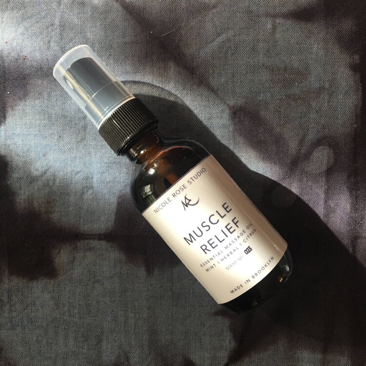 Muscle Relief Essential Body + Massage Oil - Timeless Beauty