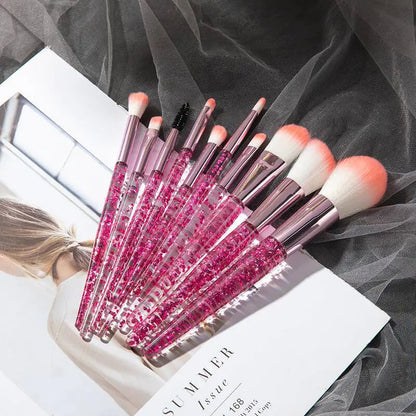 Chic 10-Piece Beauty Brush Kit - Timeless Beauty