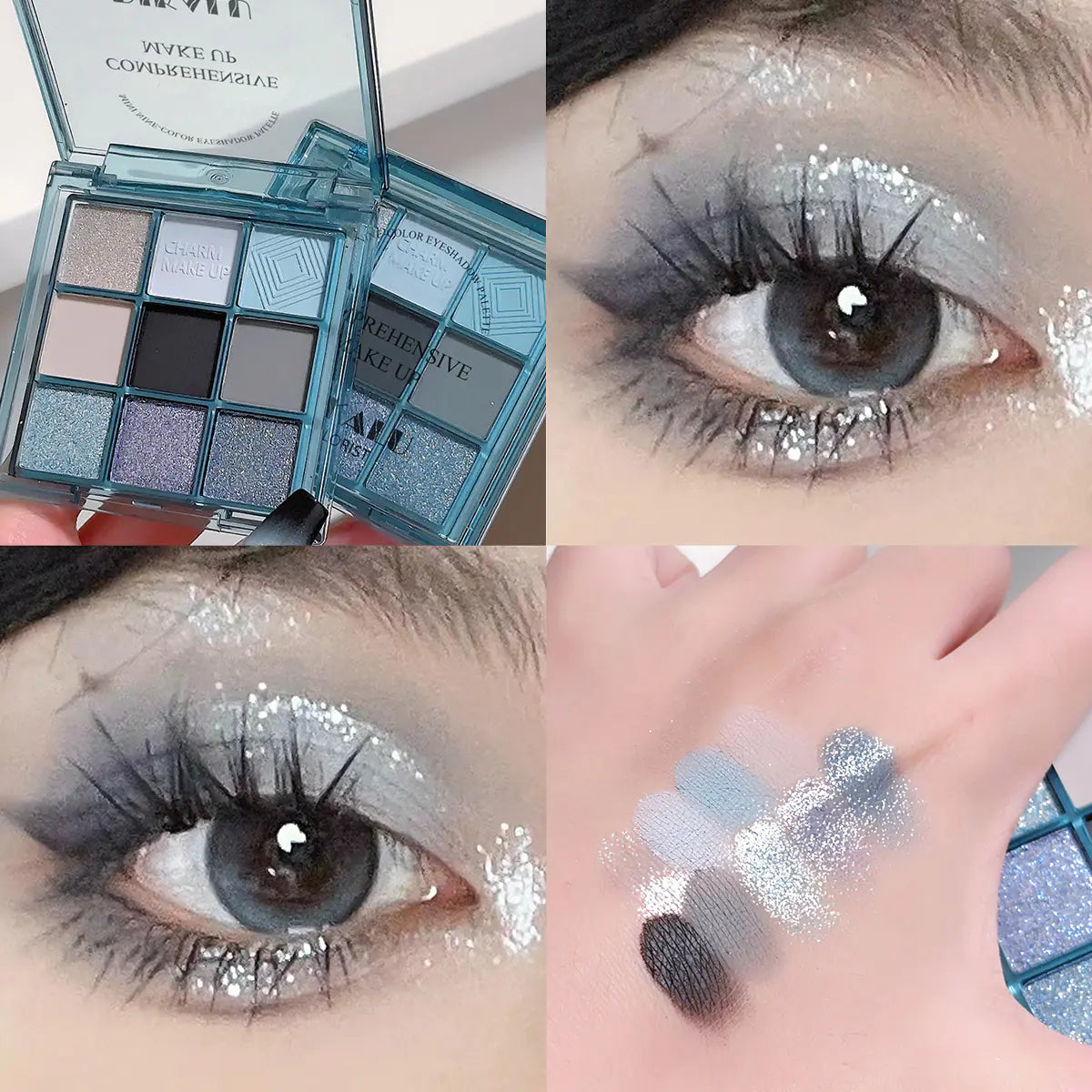 DIKALU Evening Glow 9-Color Eyeshadow Set - Timeless Beauty
