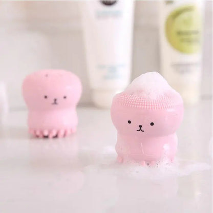 🐙✨ Fun Octopus Silicone Facial Brush - Timeless Beauty