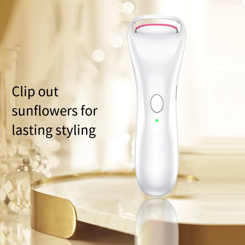 Electric Eyelash Curler Long-lasting Styling USB Charging Makeup Tool - Timeless Beauty