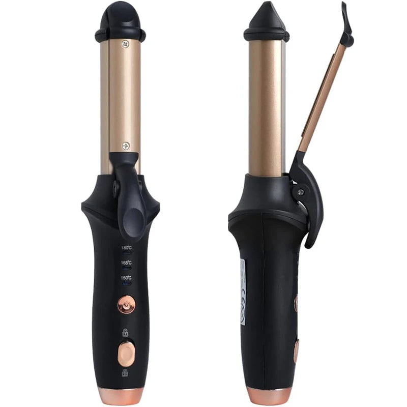 Mini Hair Curling Iron Straightener 2 in 1 Travel Mini Curling Wand - Timeless Beauty