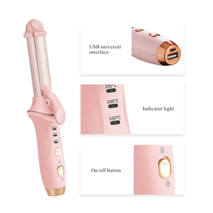 Mini Hair Curling Iron Straightener 2 in 1 Travel Mini Curling Wand - Timeless Beauty