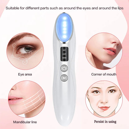 Eye Beauty Device EMS Eye Vibrate Massager Instrument Electric Face - Timeless Beauty