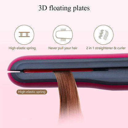 USB Rechargeable Curling Iron Wireless Direct-Curling Dual-Purpose - Timeless Beauty