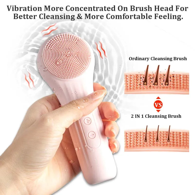 Mini Portable Rechargeable Heating Electric Usb Ultrasonic Vibration - Timeless Beauty