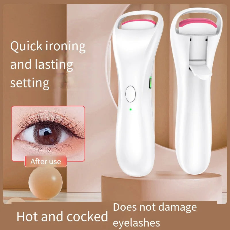 Electric Eyelash Curler Long-lasting Styling USB Charging Makeup Tool - Timeless Beauty